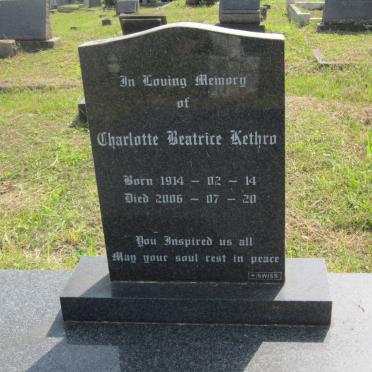 KETHRO Charlotte Beatrice 1914-2006