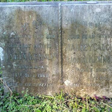 KENNON Stanley Calcutt -1968 &amp; Maria -1960