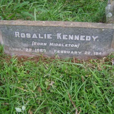 KENNEDY Rosalie nee MIDDLETON 1868-1940