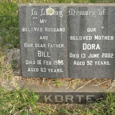 KORTE Bill -1965 &amp; Dora -2002