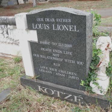 KOTZÉ Louis Lionel 1947-2000
