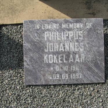 KOKELAAR Philippus Johannes 1911-1997 &amp; Joan Freda 1919-1973