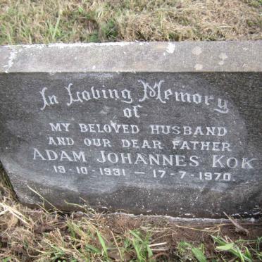 KOK Adam Johannes 1931-1970