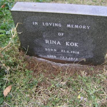 KOK Rina 1918-1972