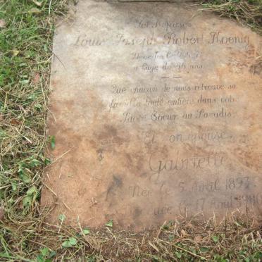 KOENIG Louis Joseph Robert -1971 &amp; Gabrielle 1893-1980