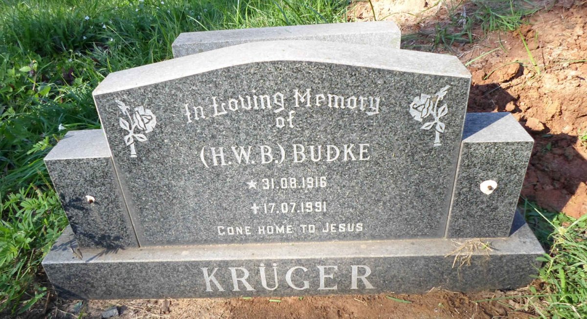 KRUGER Heinrich Wilhelm Budke 1916-1991