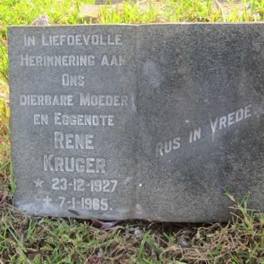 KRUGER Rene 1927-1965