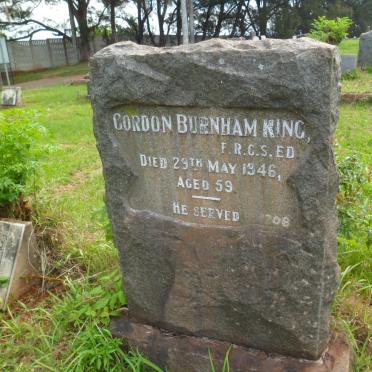 KING Gordon Burnham -1946