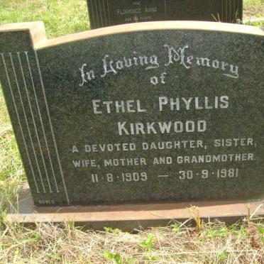 KIRKWOOD Ethel Phyllis 1909-1981