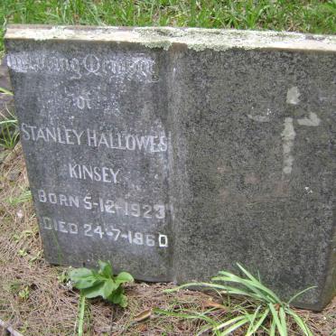 KINSEY Stanley Hallowes 1923-1960