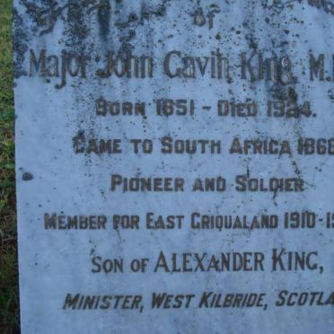 KING John Gavin 1851-1924