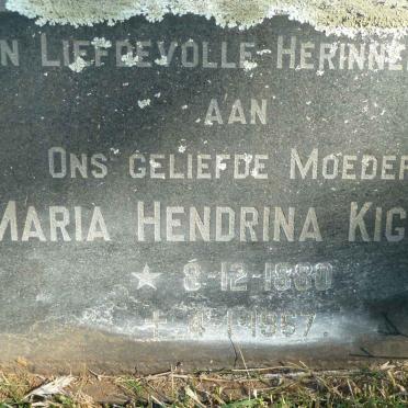 KIGGEN Maria Hendrina 1880-1957