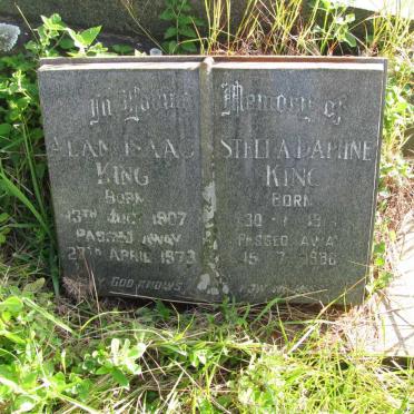 KING Alan Isaac 1907-1979 &amp; Stella Daphne 1914-1986