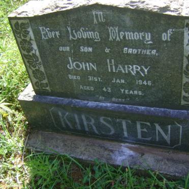 KIRSTEN John Harry -1946