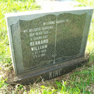 KING Bernard William 1929-1995