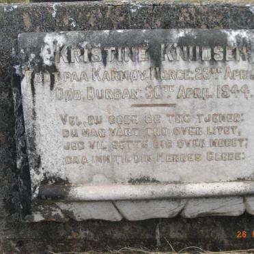KNUDSEN Kristine 1858-1944