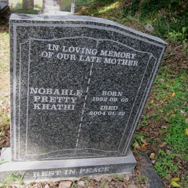 KHATHI Nobahle Pretty 1952-2004
