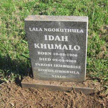 KHUMALO Idah 1906-2002