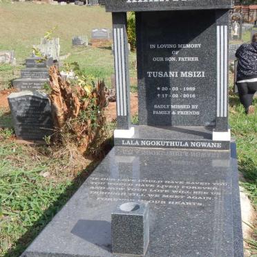 KHANYILE Tusani Msizi 1989-2016