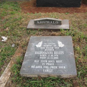 KHUMALO Makhosazana Hellen 1976-2004