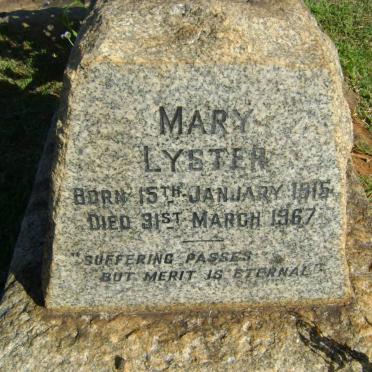 LYSTER Patrick 1883-1956 &amp; Catherine 1882-1960 :: LYSTER Mary 1915-1967