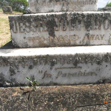 LYON William Gordon -1936 &amp; Edith Maud Kate -1944 :: LYON Jessie Julia -1927