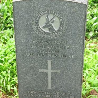 LAVELLE James Alfred -1942