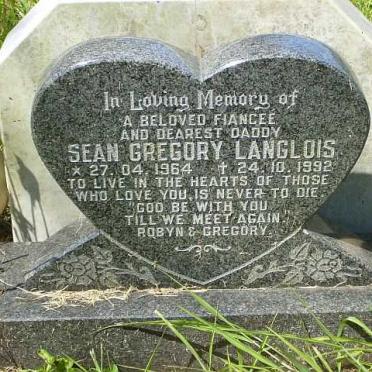 LANGLOIS Sean Gregory 1964-1992