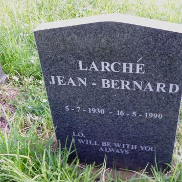 LARCHE Jean-Bernard 1930-1990