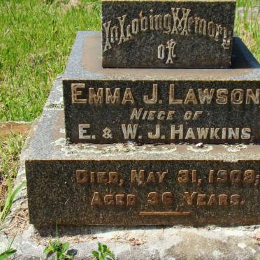 LAWSON Emma Jane -1909