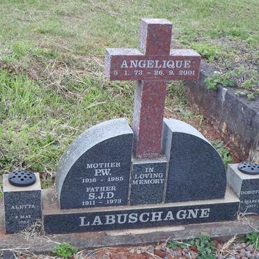 LABUSCHAGNE S.J.D. 1911-1973 &amp; P.W. 1916-1985