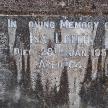 LEITH Isa -1951