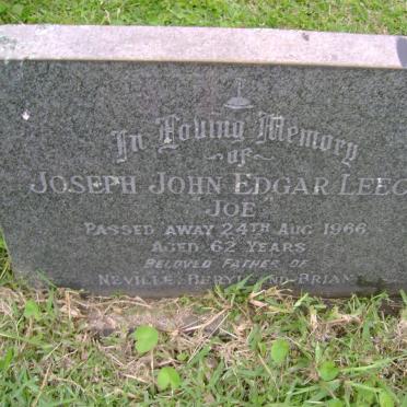 LEECH Joseph John Edgar -1966