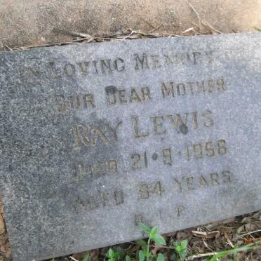 LEWIS Ray -1958