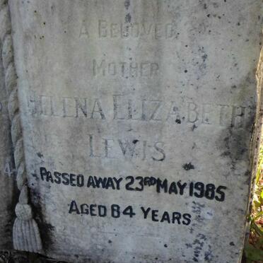 LEWIS Helena Elizabeth -1985