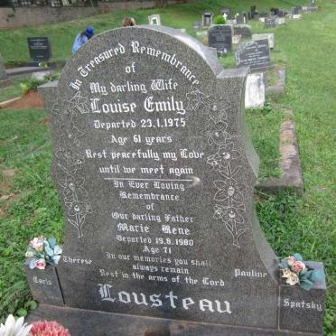 LOUSTEAU Marie Rene -1980 &amp; Louise Emily -1975