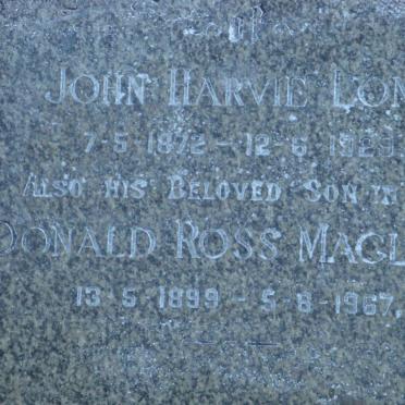 LONG John Harvie 1872-1929 :: MACLEOD Donald Ross 1899-1967