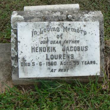 LOURENS Hendrik Jacobus -1960