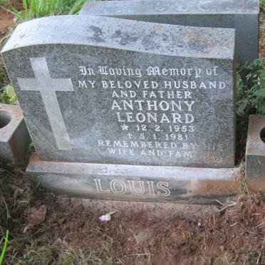 LOUIS Anthony Leonard 1953-1981