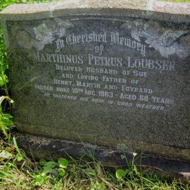 LOUBSER Marthinus Petrus  -1963