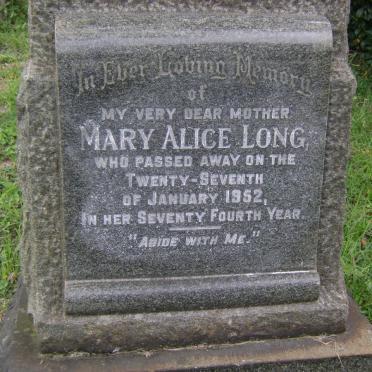 LONG Mary Alice -1952