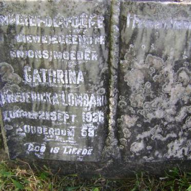 LOMBARD Cathrina Fredericka -1936