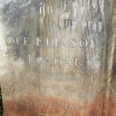 LONDAL Ole Eliason -1942 &amp; Elizabeth -1957