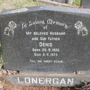LONERGAN Denis 1926-1974
