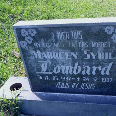 LOMBARD Maureen Sybil 1937-1987