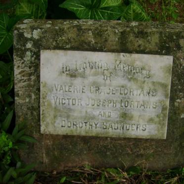 LORTANS Valerie Grace :: LORTANS Victor Joseph :: SAUNDERS Dorothy