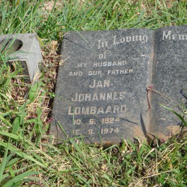 LOMBAARD Jan Johannes 1924-1974
