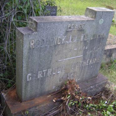 LOCKE Roderick -1946 &amp; Gertrude Catherine -1954