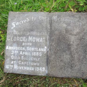MOWAT George 1885-1949