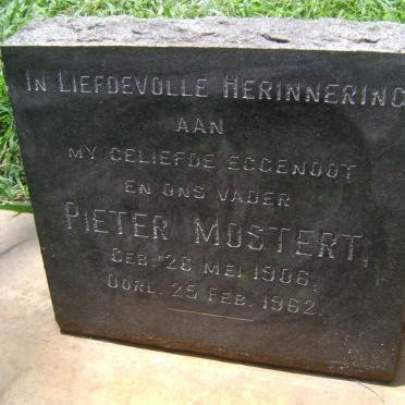 MOSTERT Pieter 1906-1962